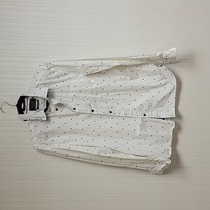 On the Road men's skull button up sz large